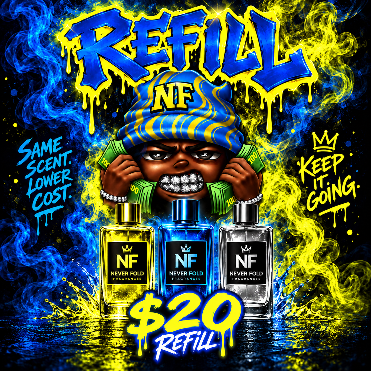 Never Fold Fragrances $20 Refills